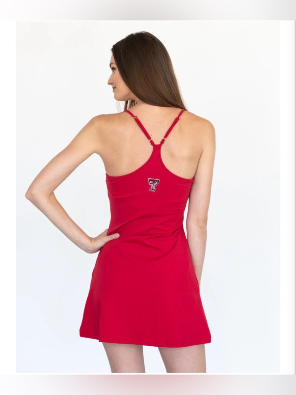 Established & Co TEXAS TECH - THE CAMPUS REC DRESS - RED NWT - Picture 4 of 5